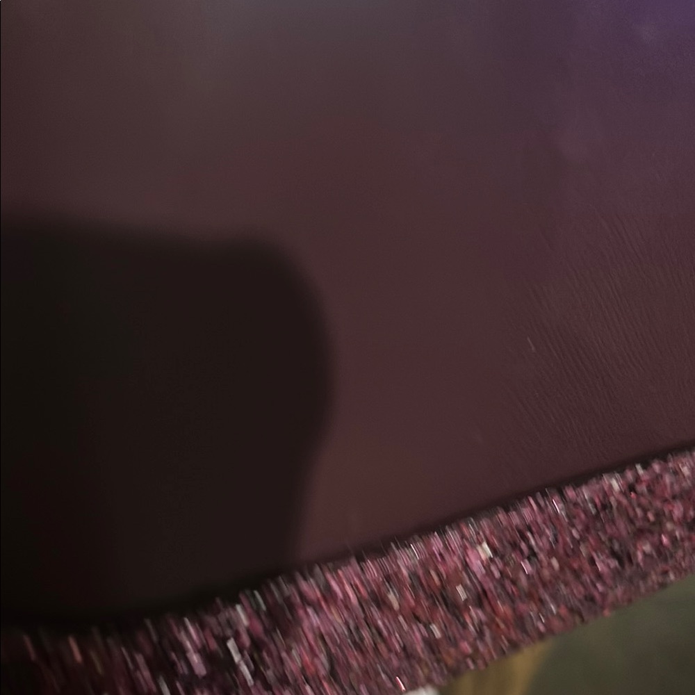 kate spade Burgundy and Pink Glitter Clutch - Picture 5 of 7